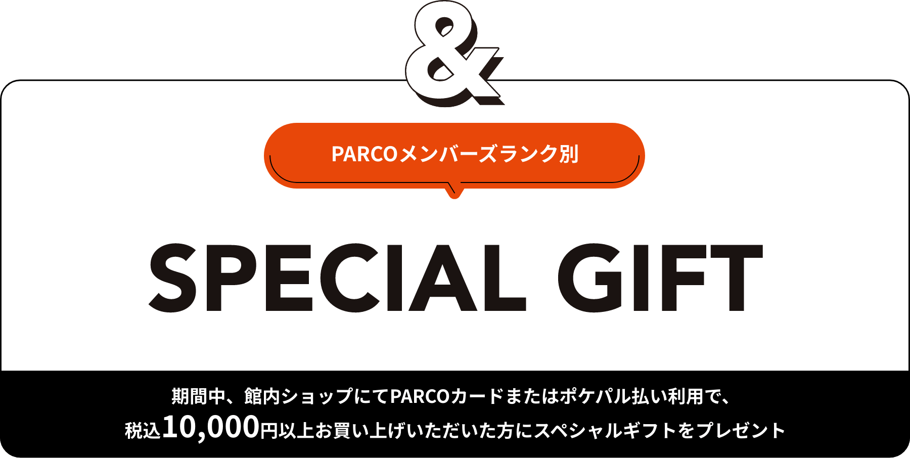 PARCOメンバーズランク別 SPECIAL GIFT